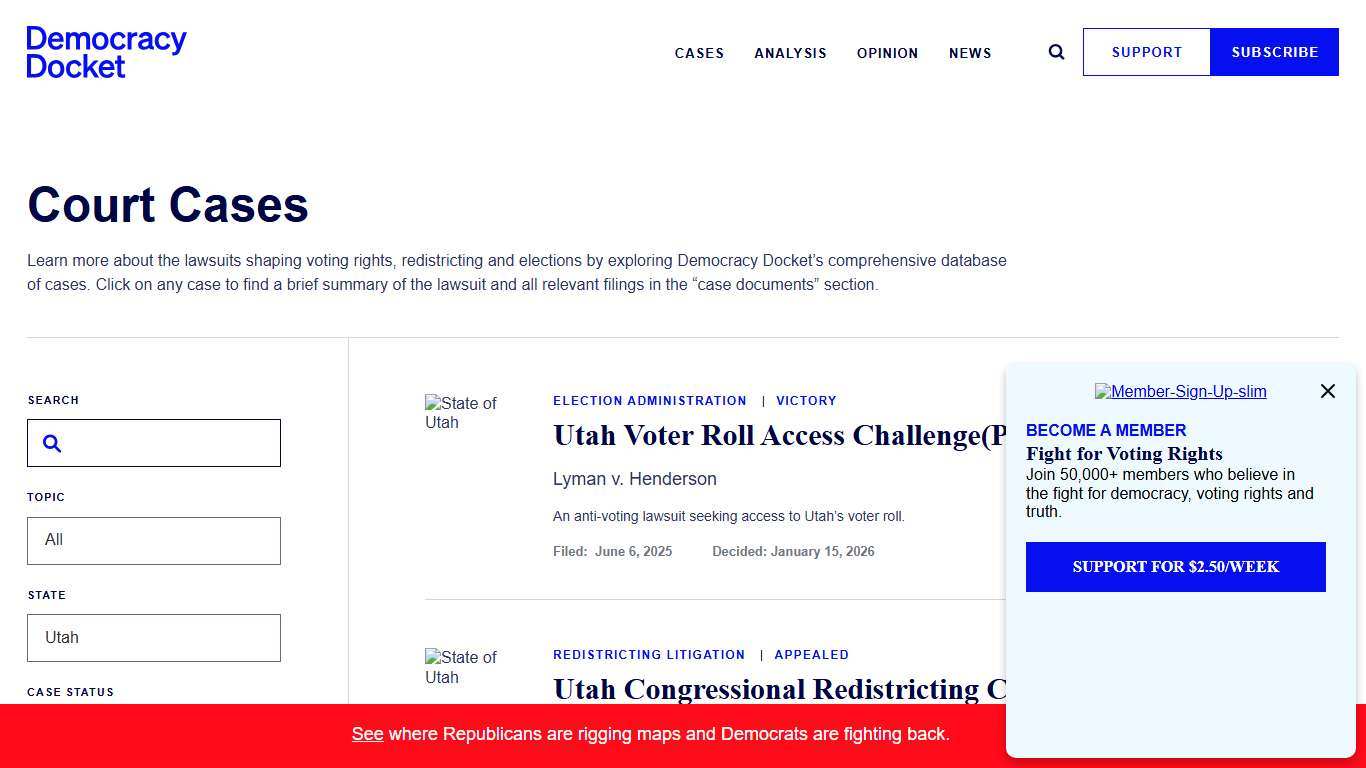 Voting Rights Cases - Democracy Docket